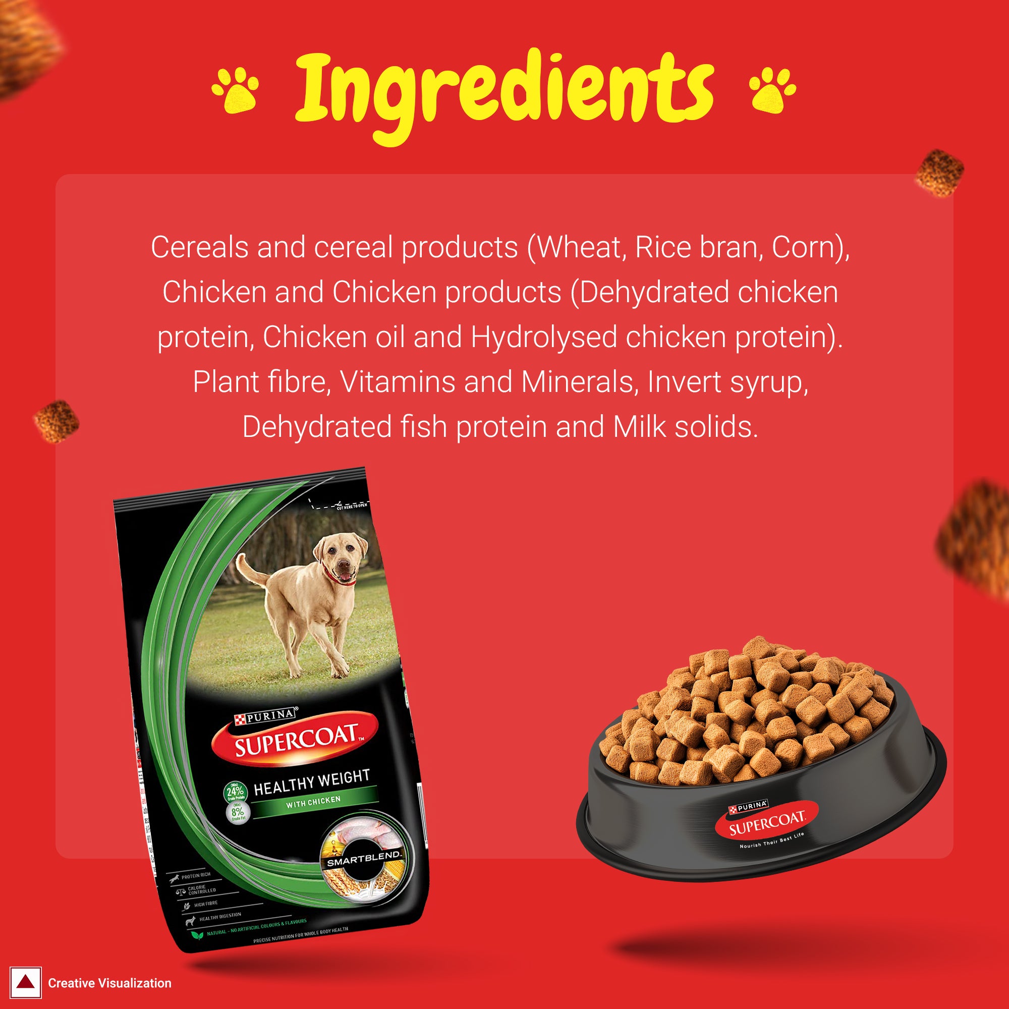 Purina SuperCoat Adult Healthy Weight Dog Dry Food image 3
