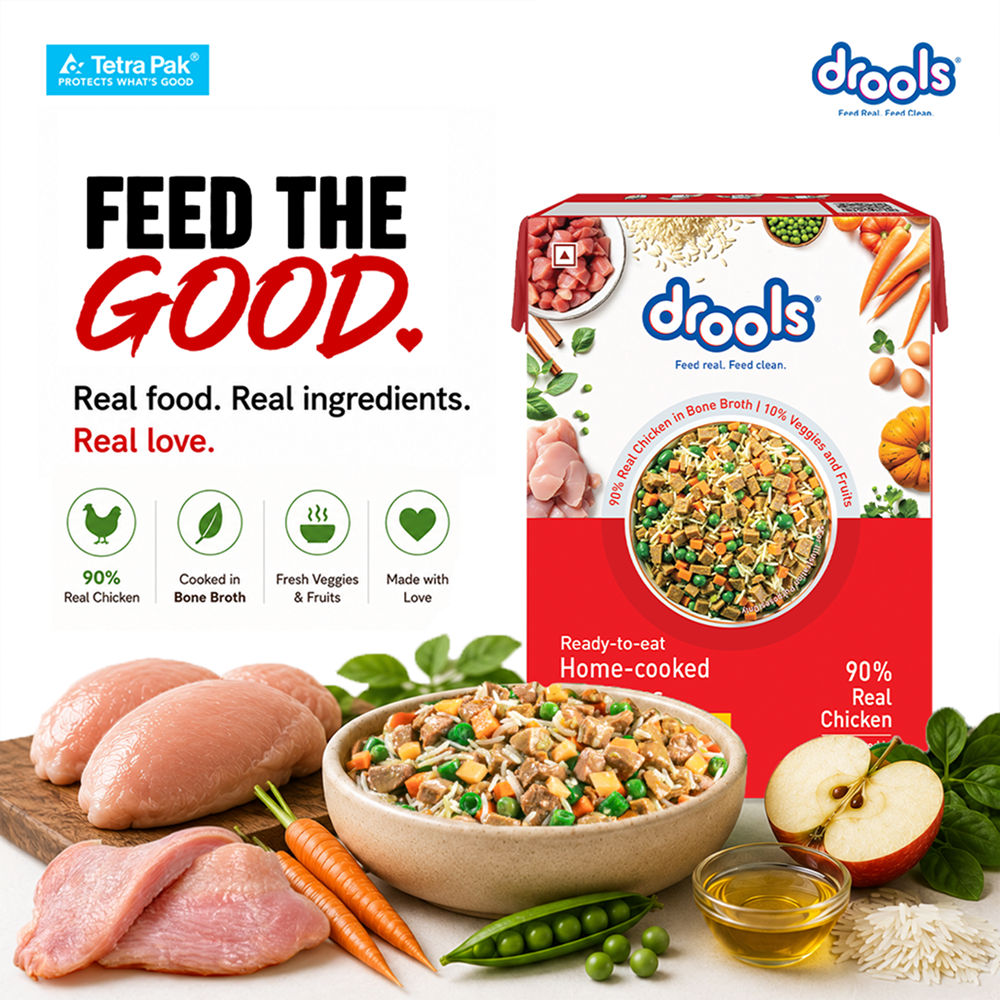 Drools Tetra Pack Real Chicken Turkey Dog Fresh Food image 10