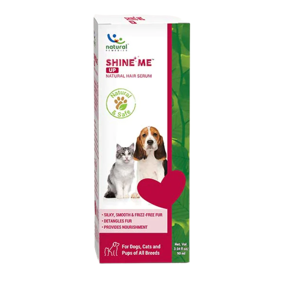 Natural Remedies Shine Me Up Hair Serum for Dogs and Cats image 2