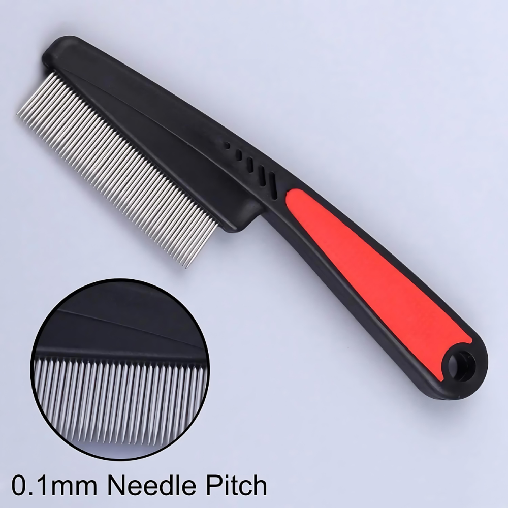 Chullbull Flea Comb for Dogs and Cats (White) image 3