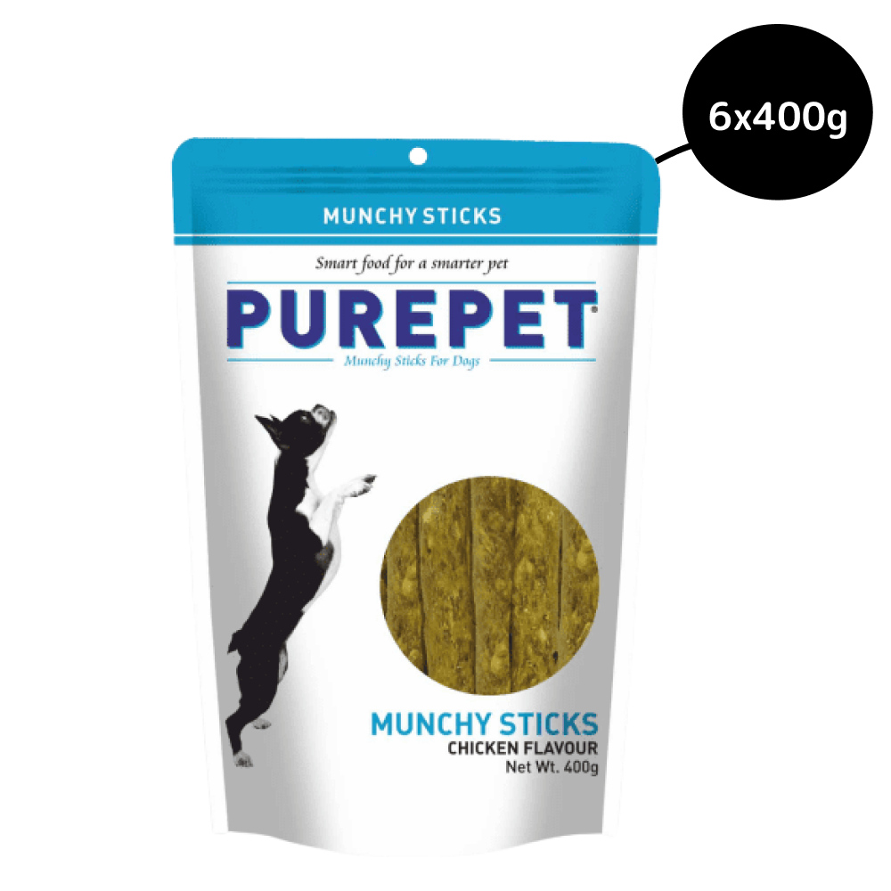 Purepet Chicken Flavor Munchy Sticks Dog Treats image 8