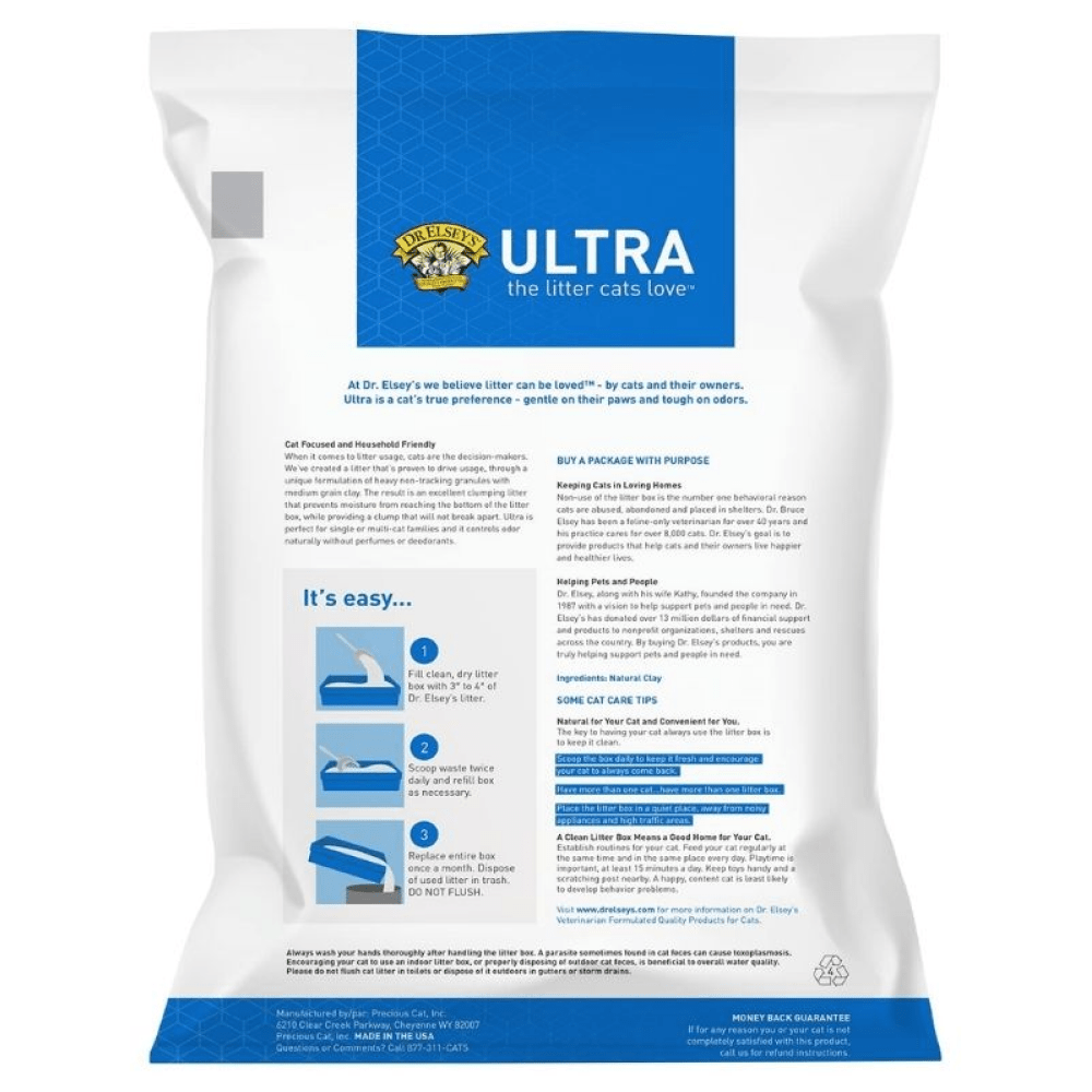 Dr. Elsey's Precious Ultra Unscented Cat Litter image 2