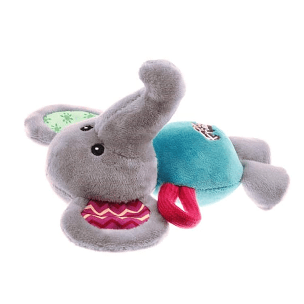 GiGwi Plush Friendz with Squeaker Elephant Toy for Dogs | For Soft Chewers image 5