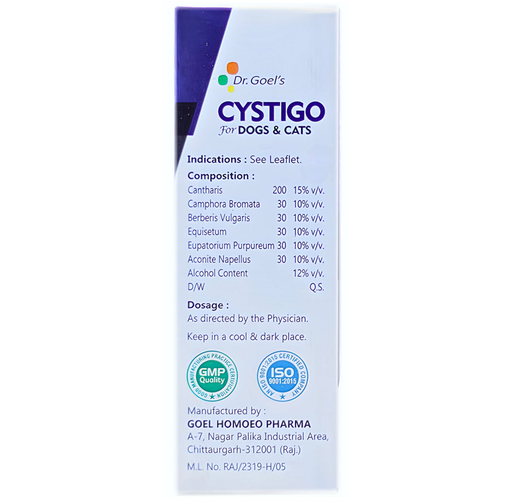 Dr Goel's Cystigo for Dogs and Cats (30ml) image 4
