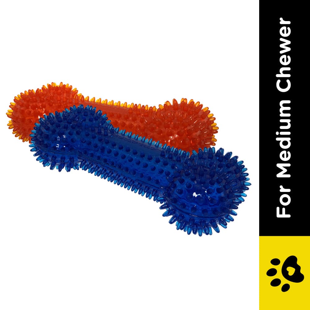 Petsport Gorilla Spiky Bone Toy for Dogs (Red) image 4