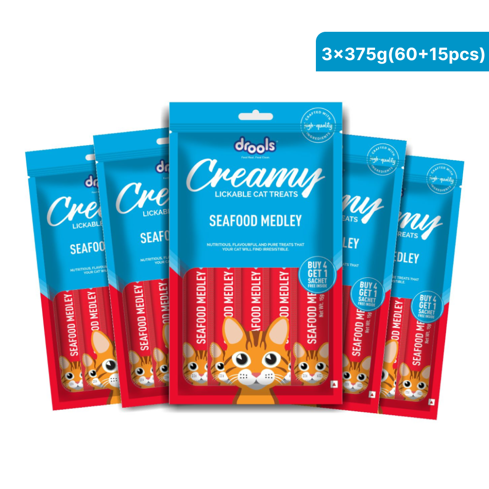Drools Seafood Medley Creamy Cat Treats image 10