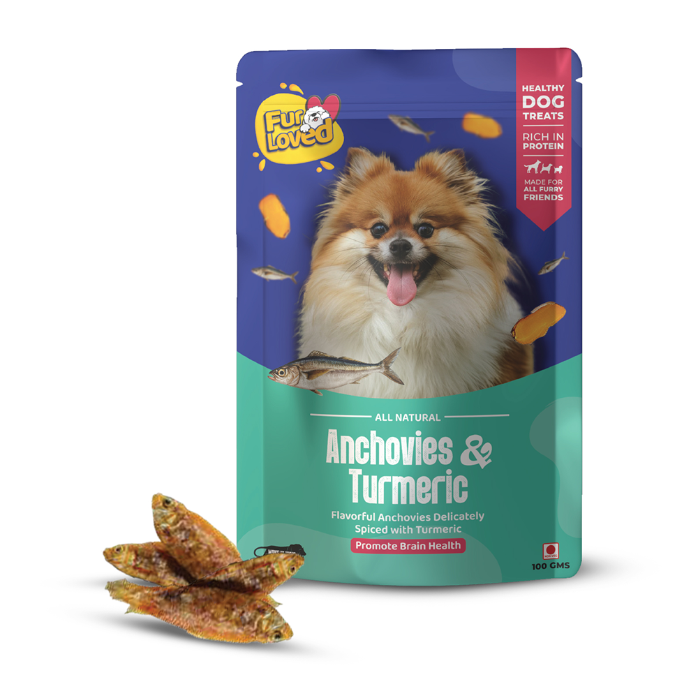 FurLoved Anchovies and Turmeric Omega Dog Treats