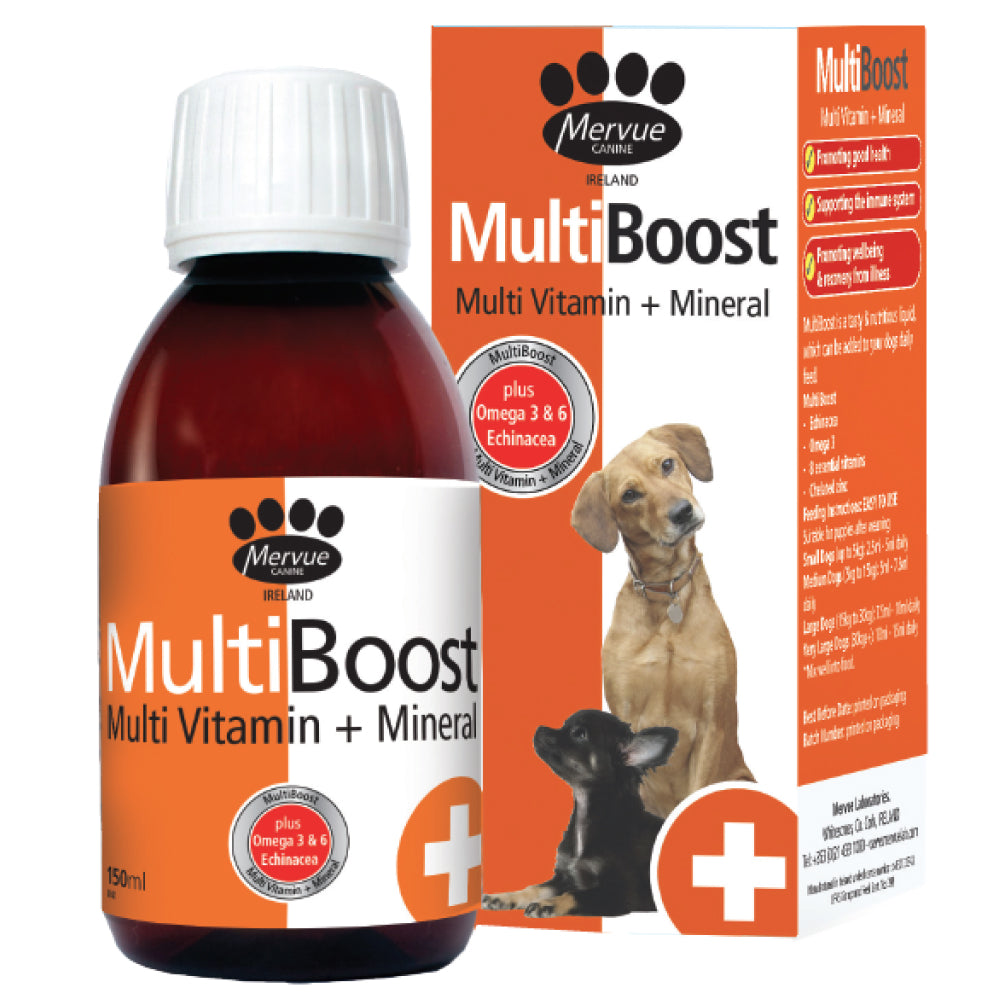 Mervue Multiboost Multivitamin & Mineral Supplements for Dogs (150ml) image 2