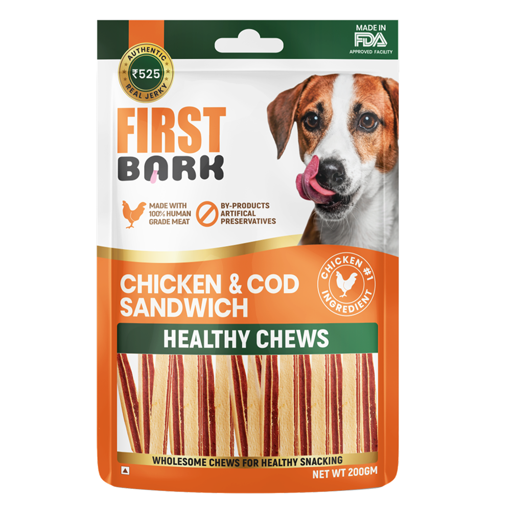 First Bark Chicken & Cod Sandwich Dog Treats image 7