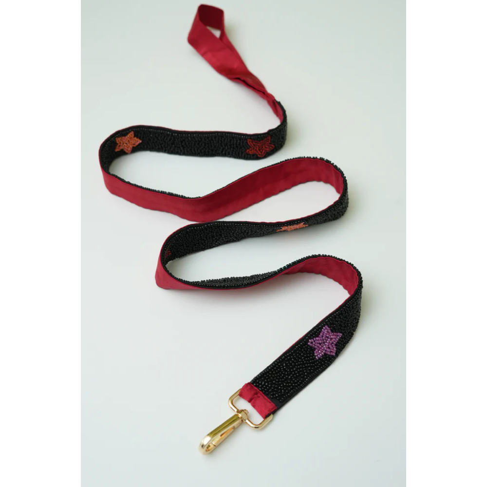 Floof & Co Starry Night Leash & Collar (Black) image 3