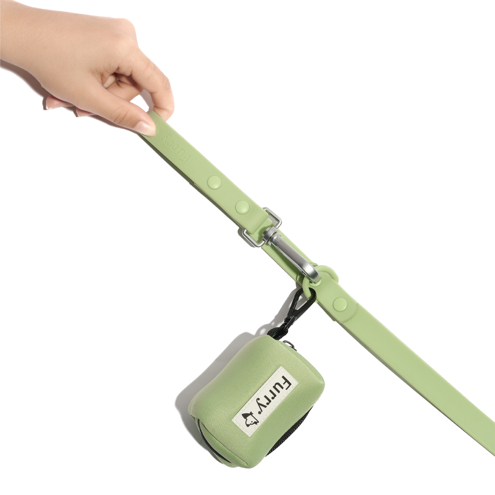 Furry & Co Poop Bag Holder for Dogs (Matcha Latte) image 3