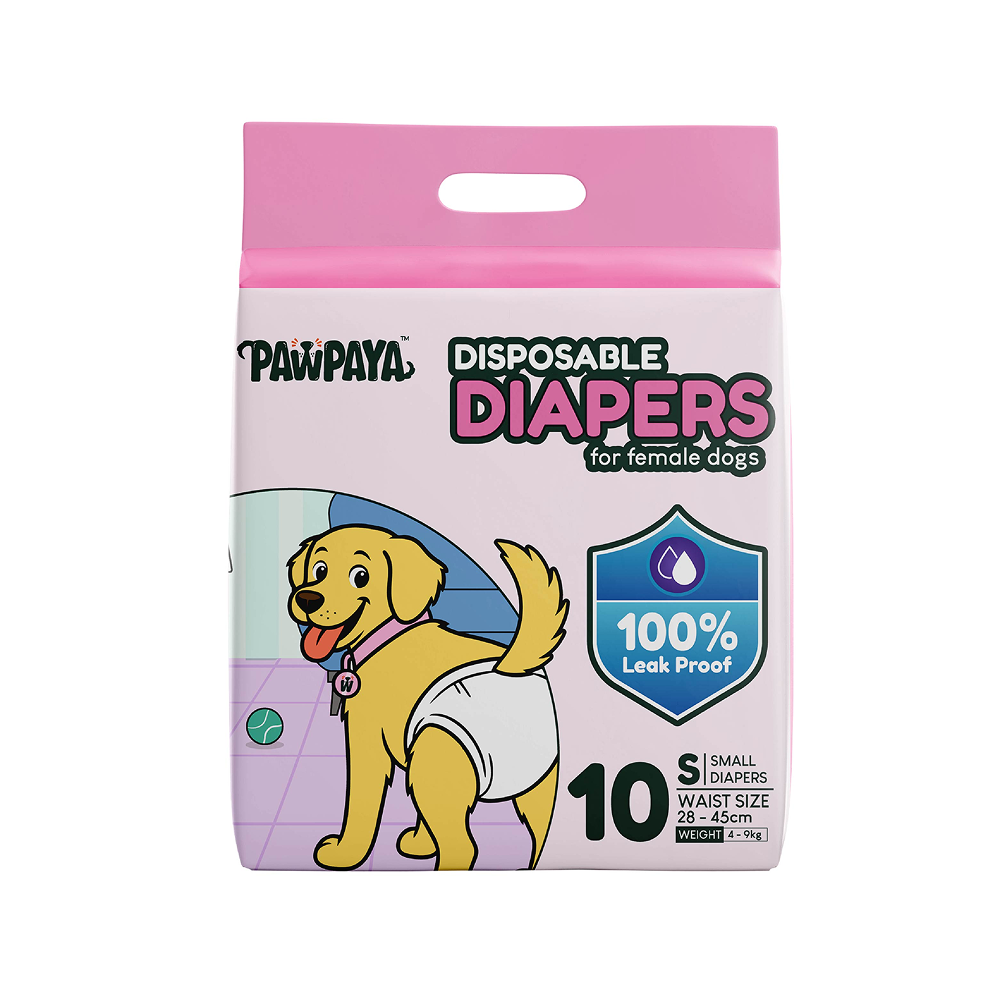Pawpaya 100% Leak Proof Disposable Diapers for Female Dogs image 2
