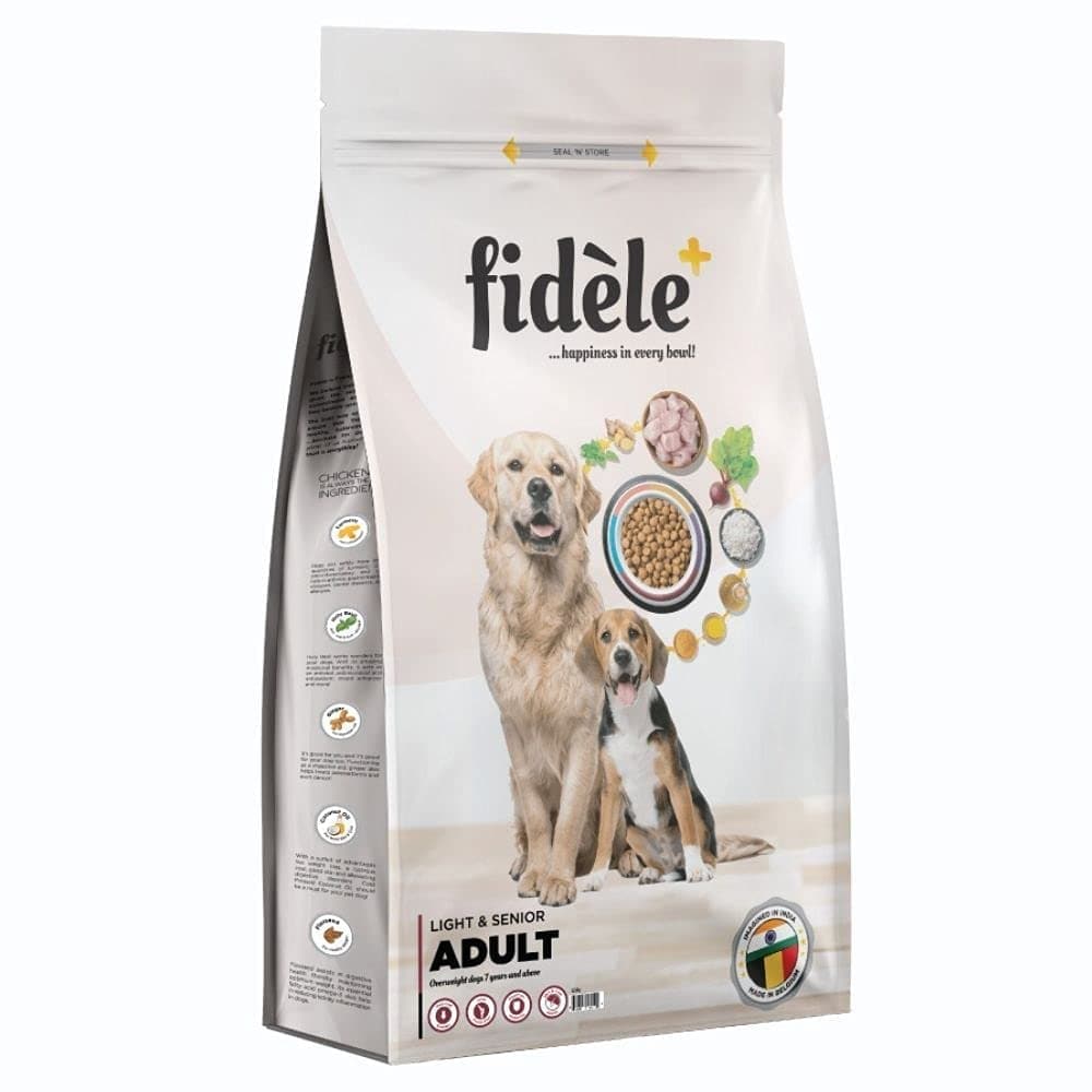 Fidele Plus Adult Light & Senior Dog Dry Food image 2