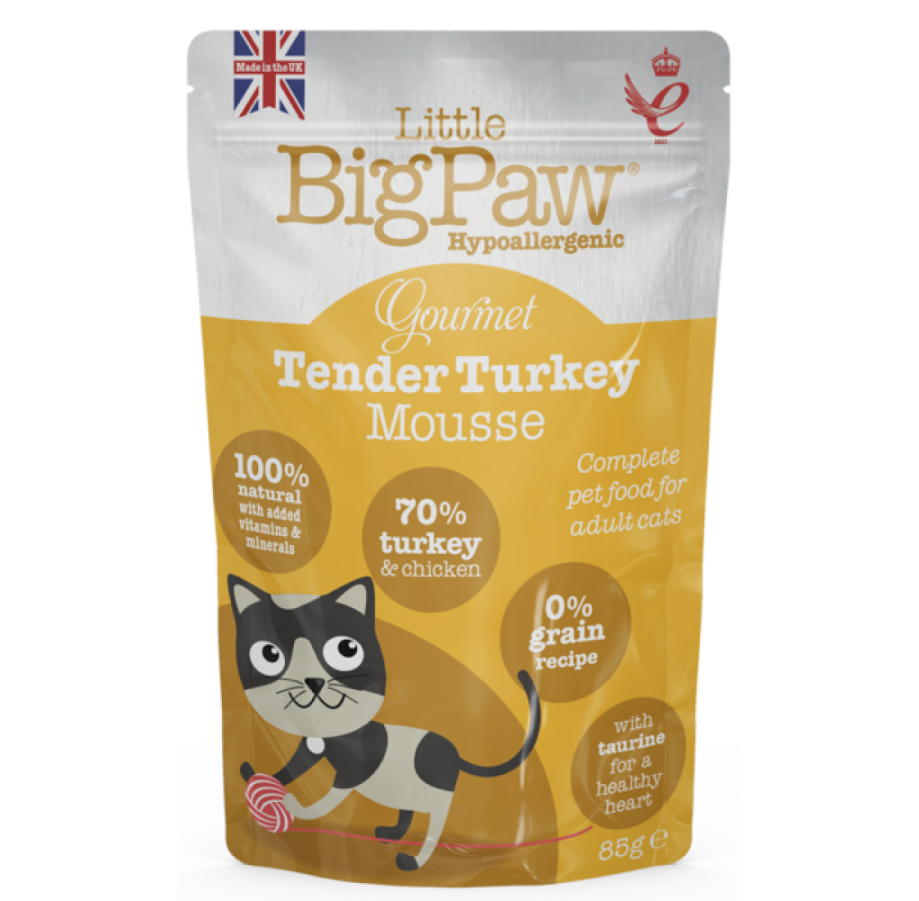 Little Big Paw Tender Turkey Mousse Cat Wet Food image 6