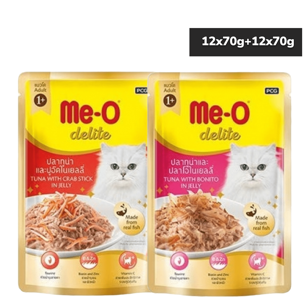 Me O Tuna, Bonito, Crab Wet Food Combo for Cats image 1
