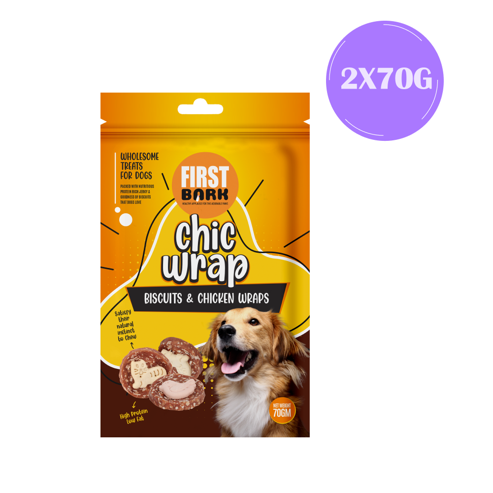 First Bark Biscuits & Chicken Wrap Dog Treats image 2