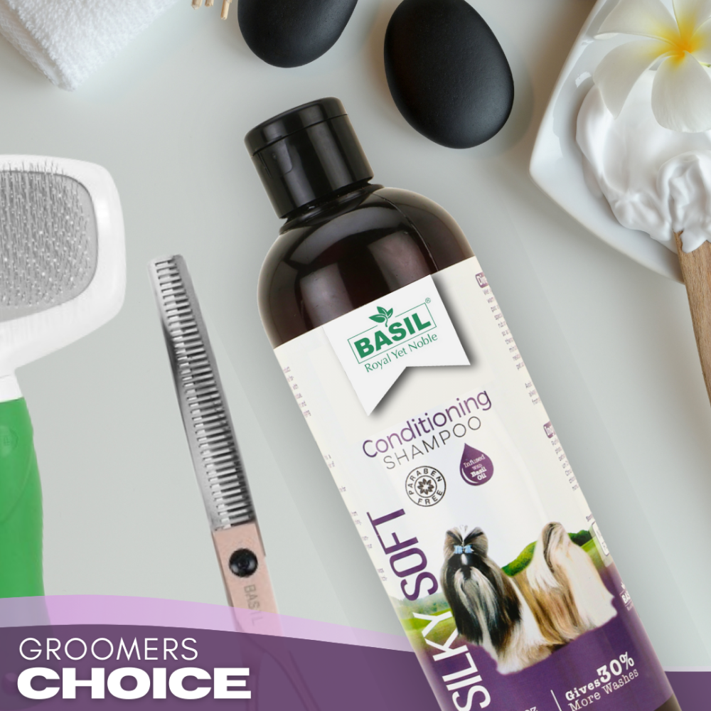 Basil Silky Soft Conditioning Dog Shampoo image 8