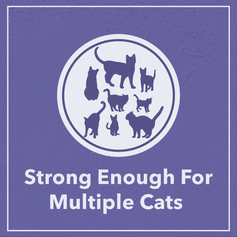 Scoopy Quick Clumping Lavender Scented Litter with Skatrs Litter Tray and Poop Bag for Cats image 6