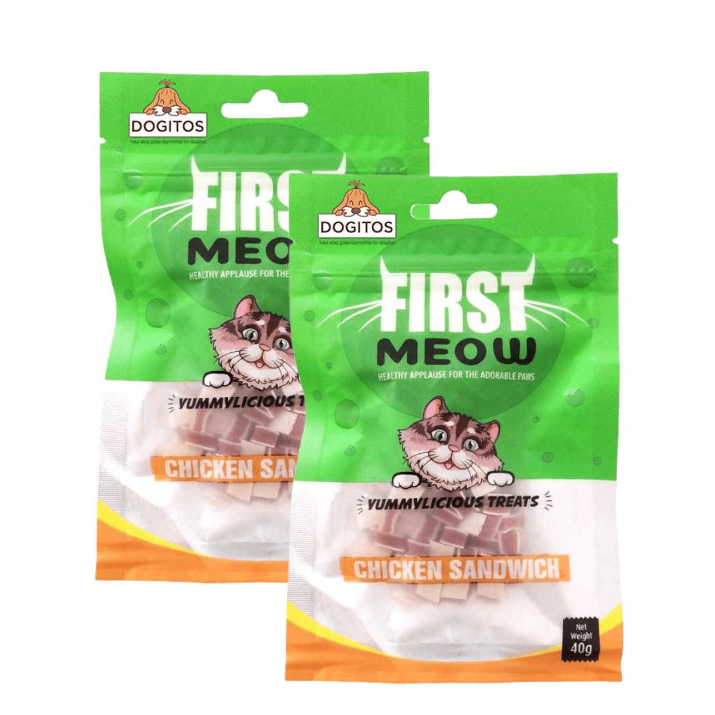 First Meow Chicken Sandwich Cat Treat image 3