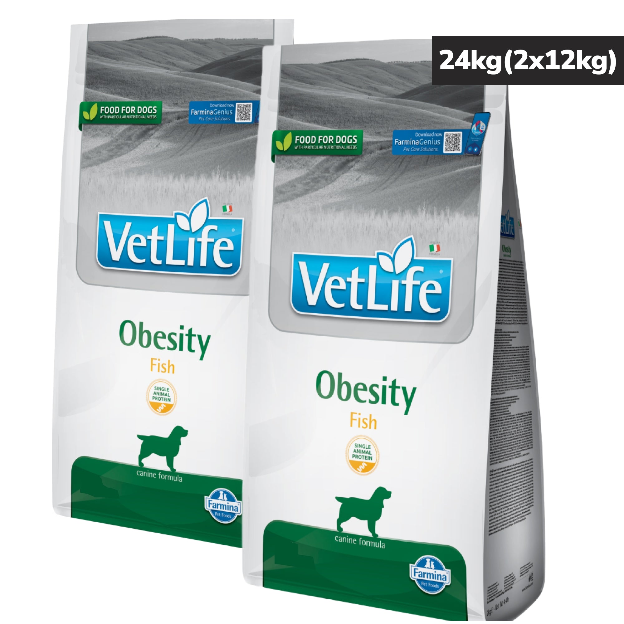 Farmina Vet Life Obesity Fish Adult Dog Dry Food image 6