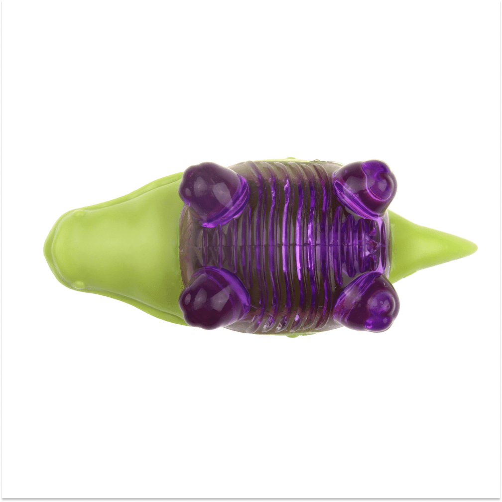 GiGwi Suppa Puppa Alligator Toy for Dogs (Green/Purple) image 5