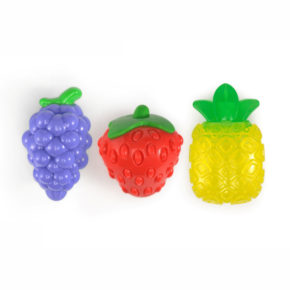Barkbutler x Fofos Jelly Pineapple Squeaky Chew Toy for Dogs image 7