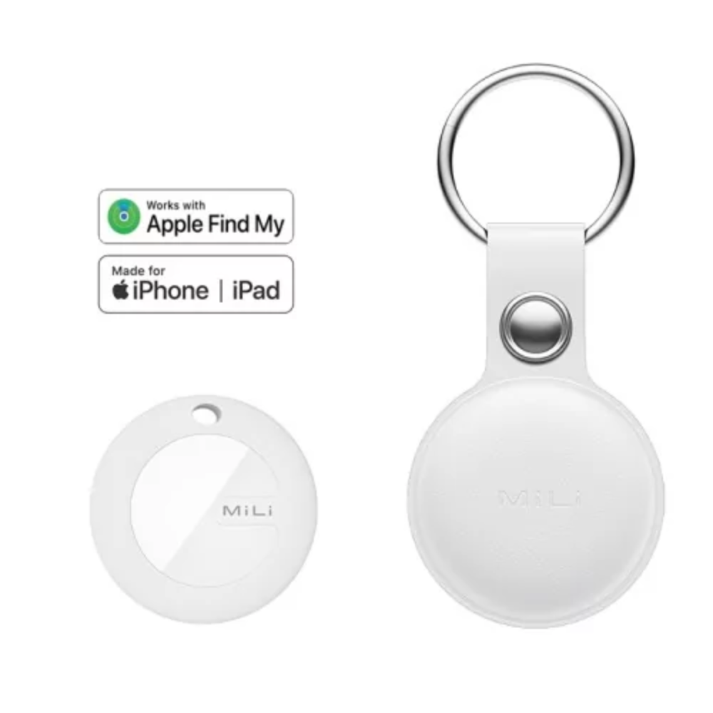 Mitag Anti Loss Device with Keychain for Dogs and Cats (White) | IOS