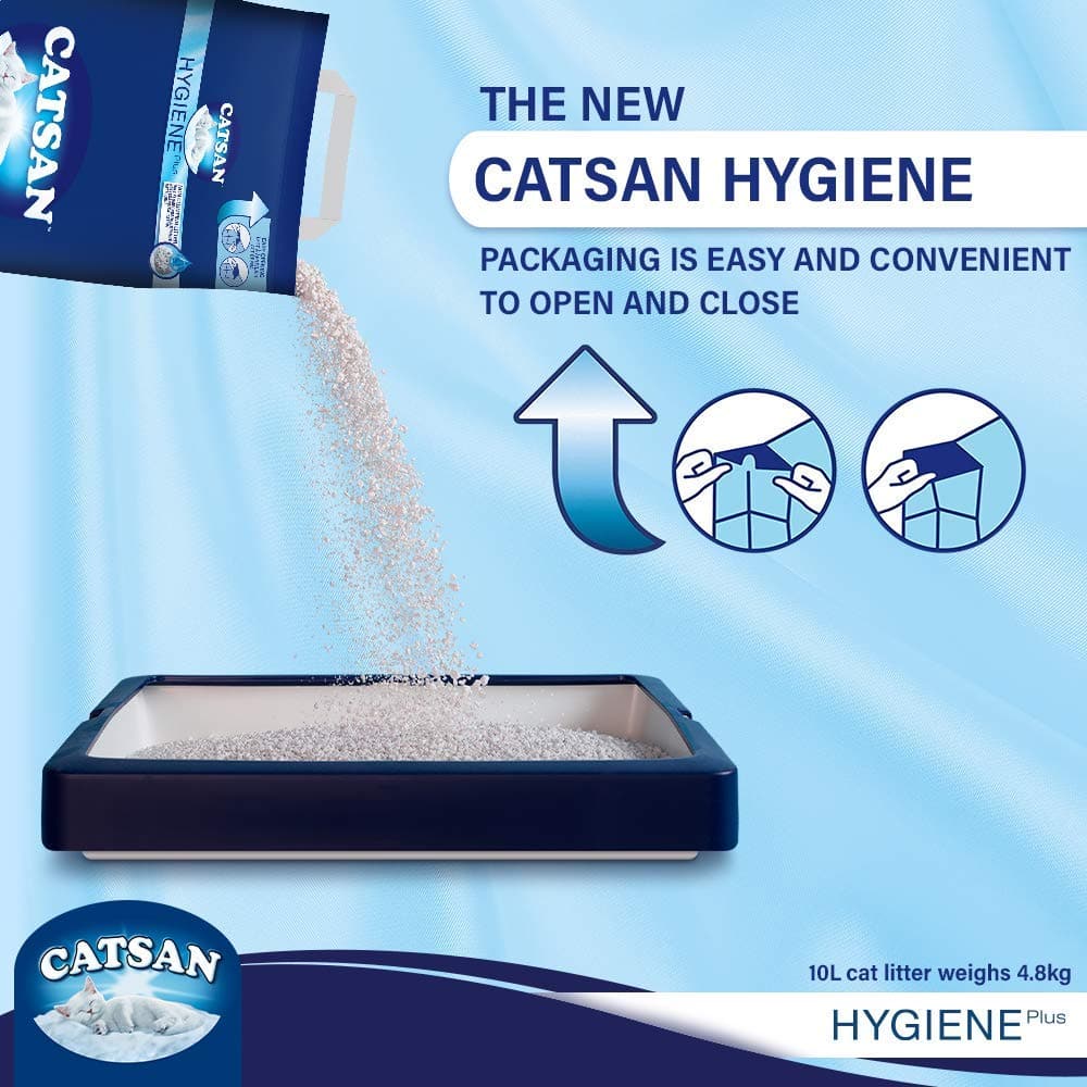 Catsan Hygiene Plus Unscented Non Clumping 100% Natural Cat Litter image 6