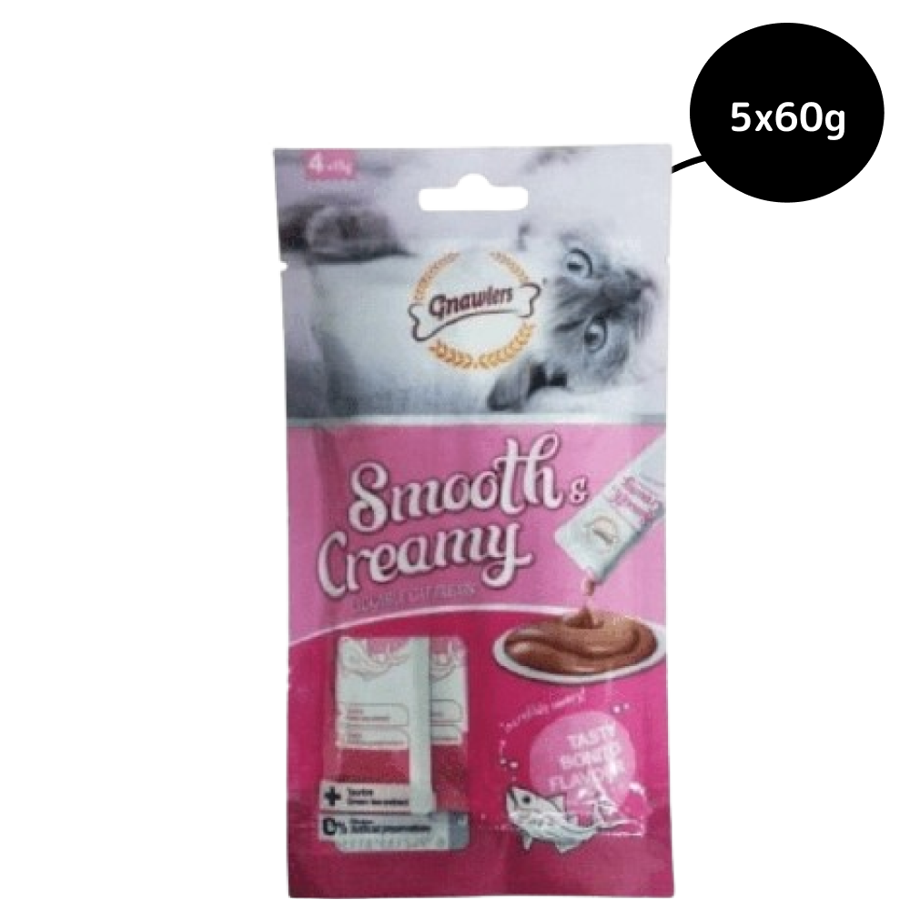 Gnawlers Bonito Flavour Creamy Cat Treats image 3