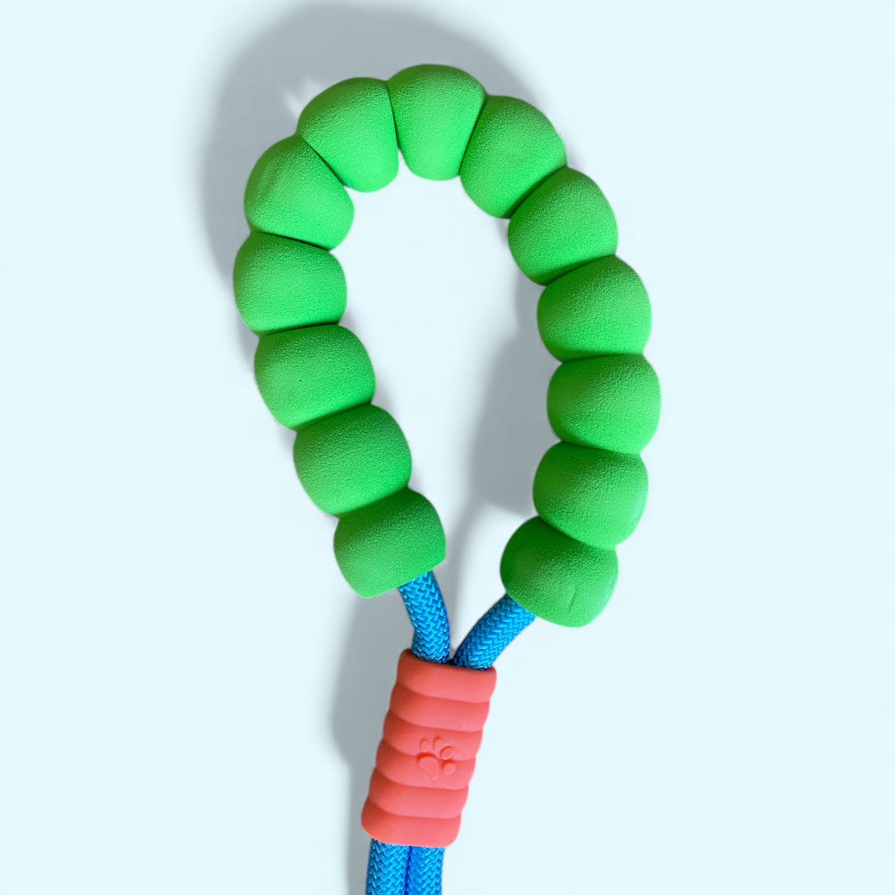Talking Dog Club Extra Strong Vivid Handle Leash for Dogs (Blue/Green) image 3