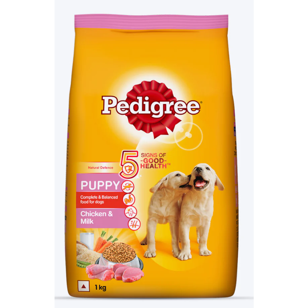 Pedigree Chicken and Milk Dry and Chicken Chunks in Gravy Wet Puppy Food Combo image 3