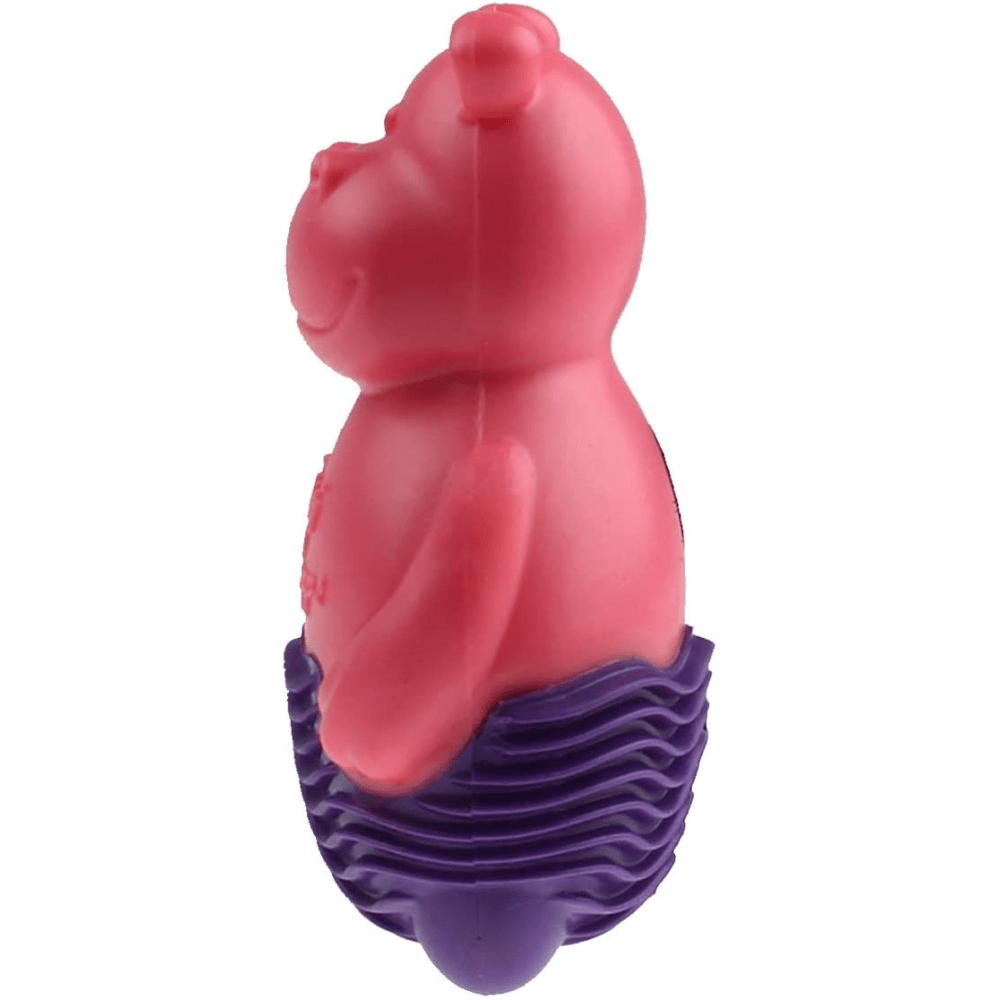 GiGwi Suppa Puppa Hippo Toy for Dogs (Pink/Purple) image 5