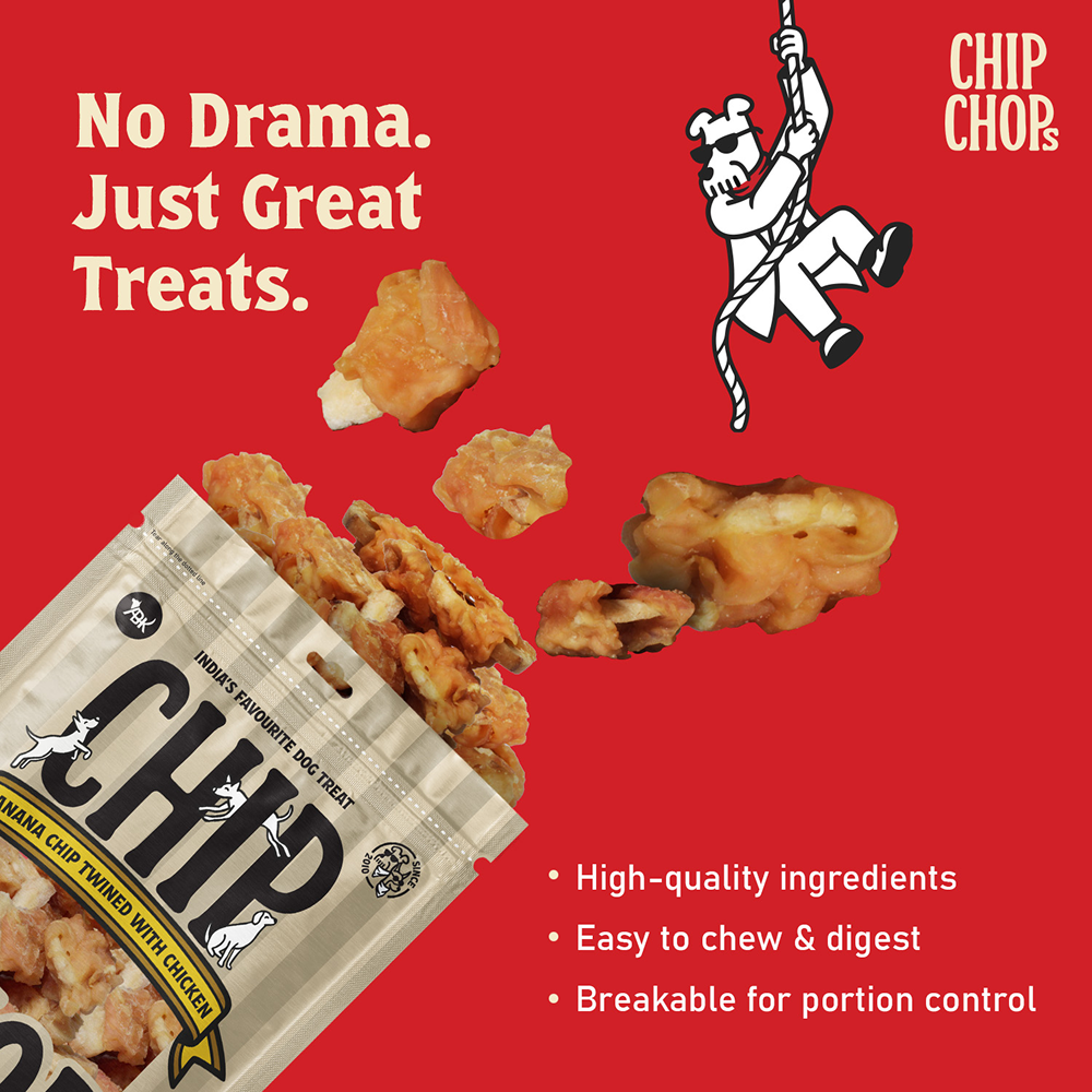 Chip Chops Banana with Chicken Chips Dog Treats image 4