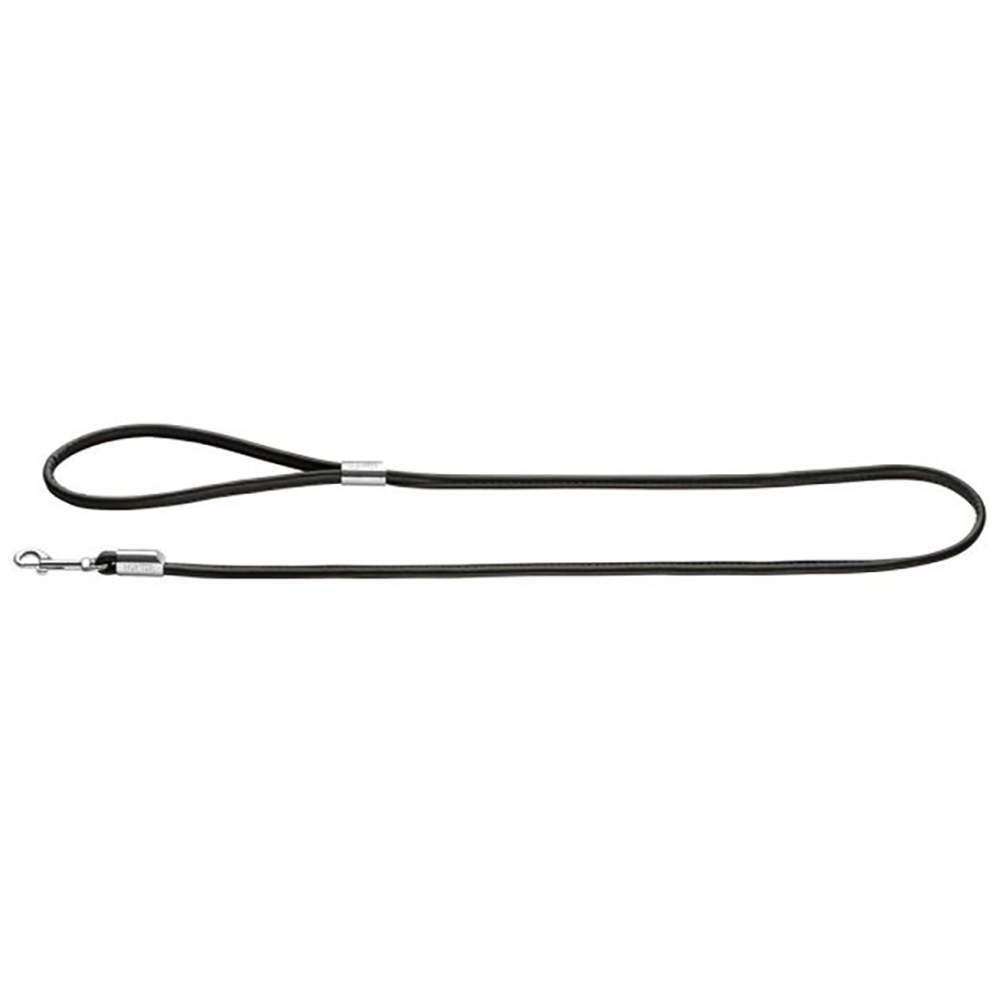 Hunter Modern Art Round and Soft Petit Leash for Dogs (Black)