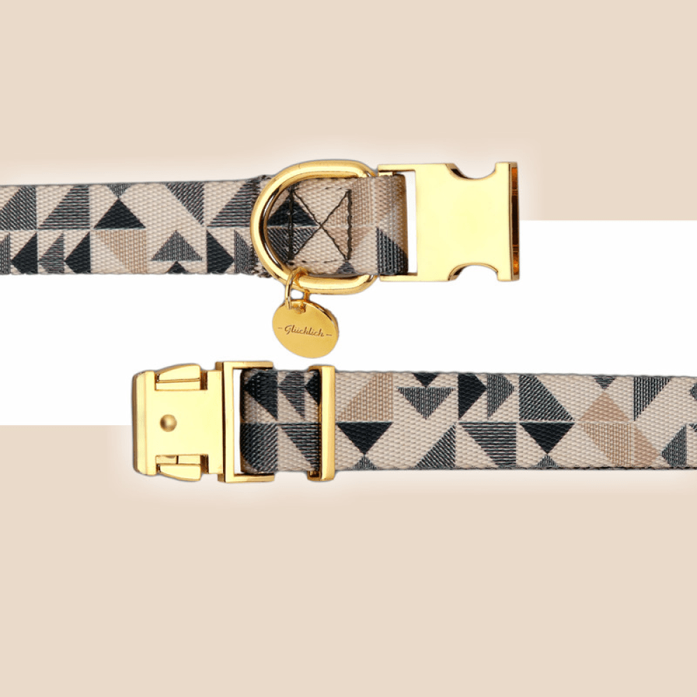 Glucklich Printed Polyester Adjustable Pet Collar for Dogs (Ohio) image 2