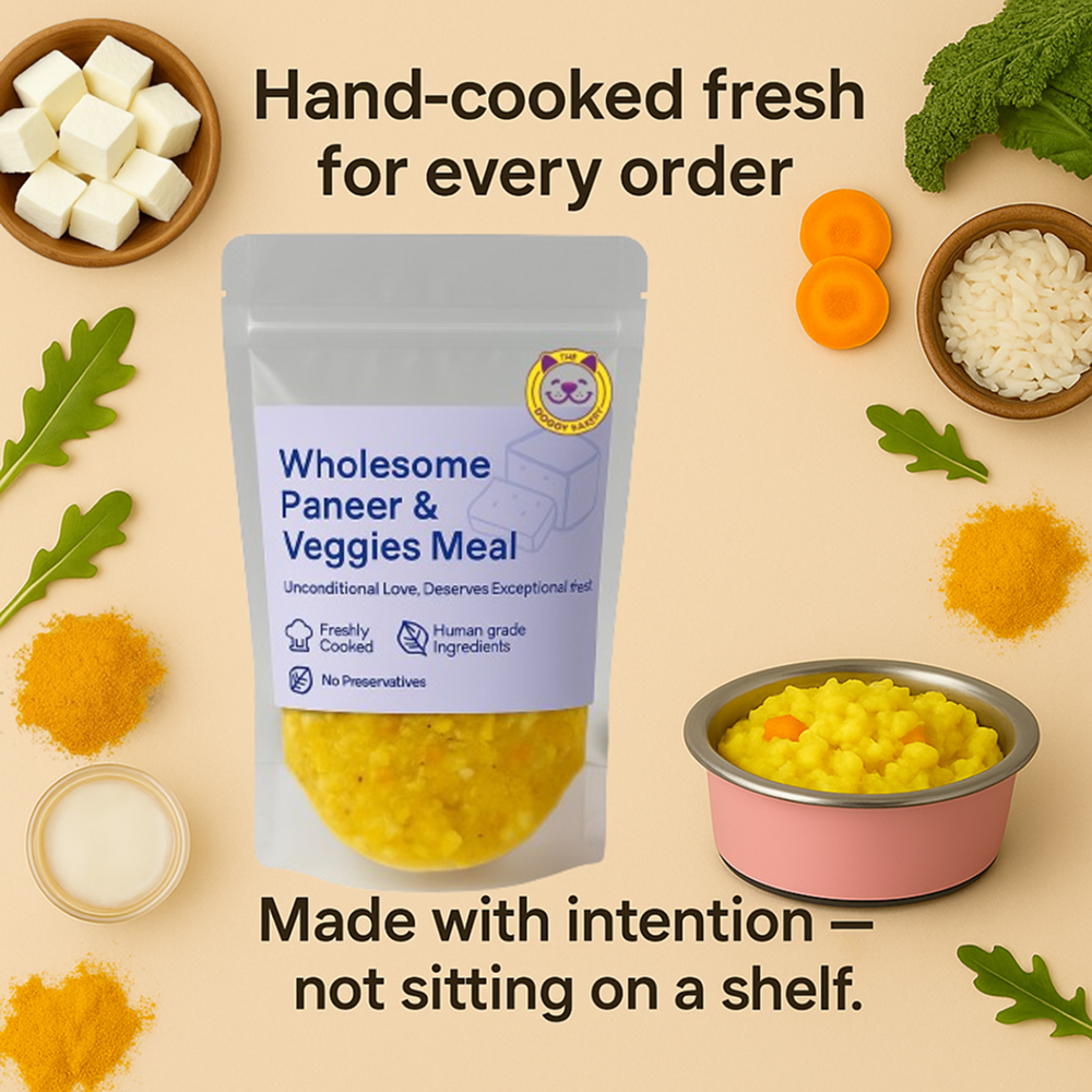 The Doggy Bakery Chicken, Mutton, Fish, Paneer and Veggies Home Meal Combo for Dogs image 9