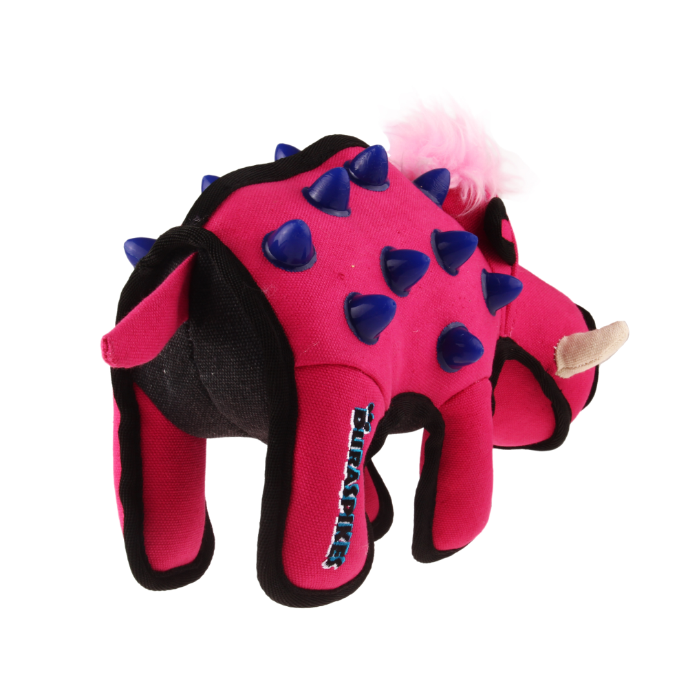 GiGwi Duraspikes Extra Durable Wild Boar Toy for Dogs (Rose) image 6
