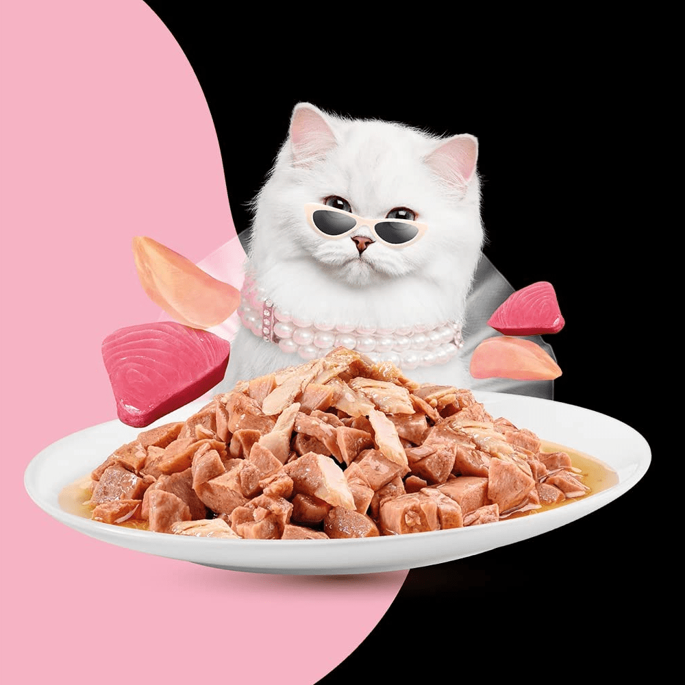Moochie Tuna Grain Free Beauty Skin & Coat Adult Cat Wet Food image 4
