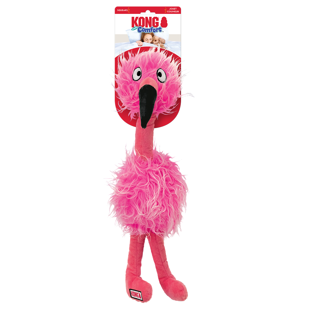 Kong Comfort Jumbo Birds Toy for Dogs (Pink)