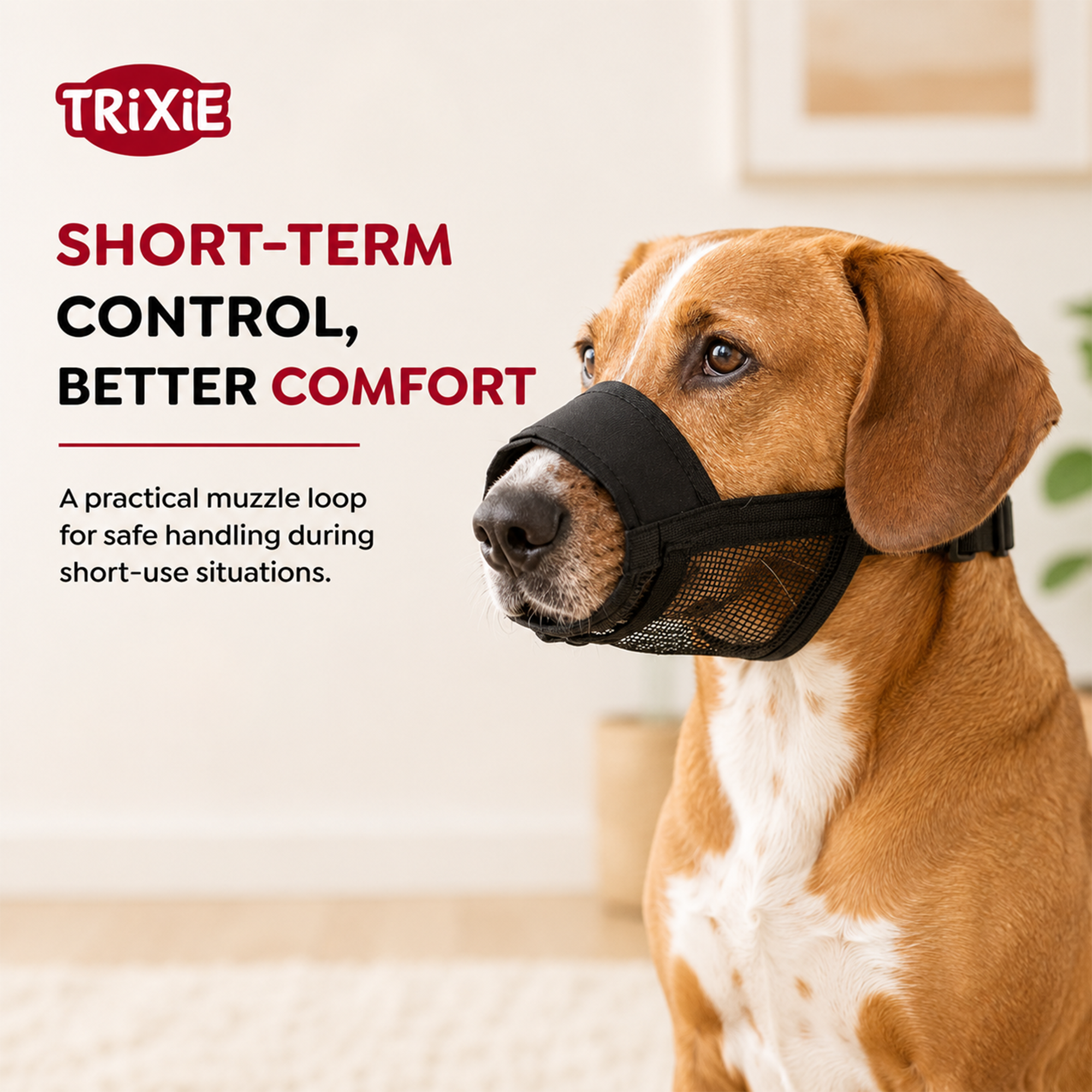 Trixie Polyester Muzzle Loop with Net for Dogs image 5