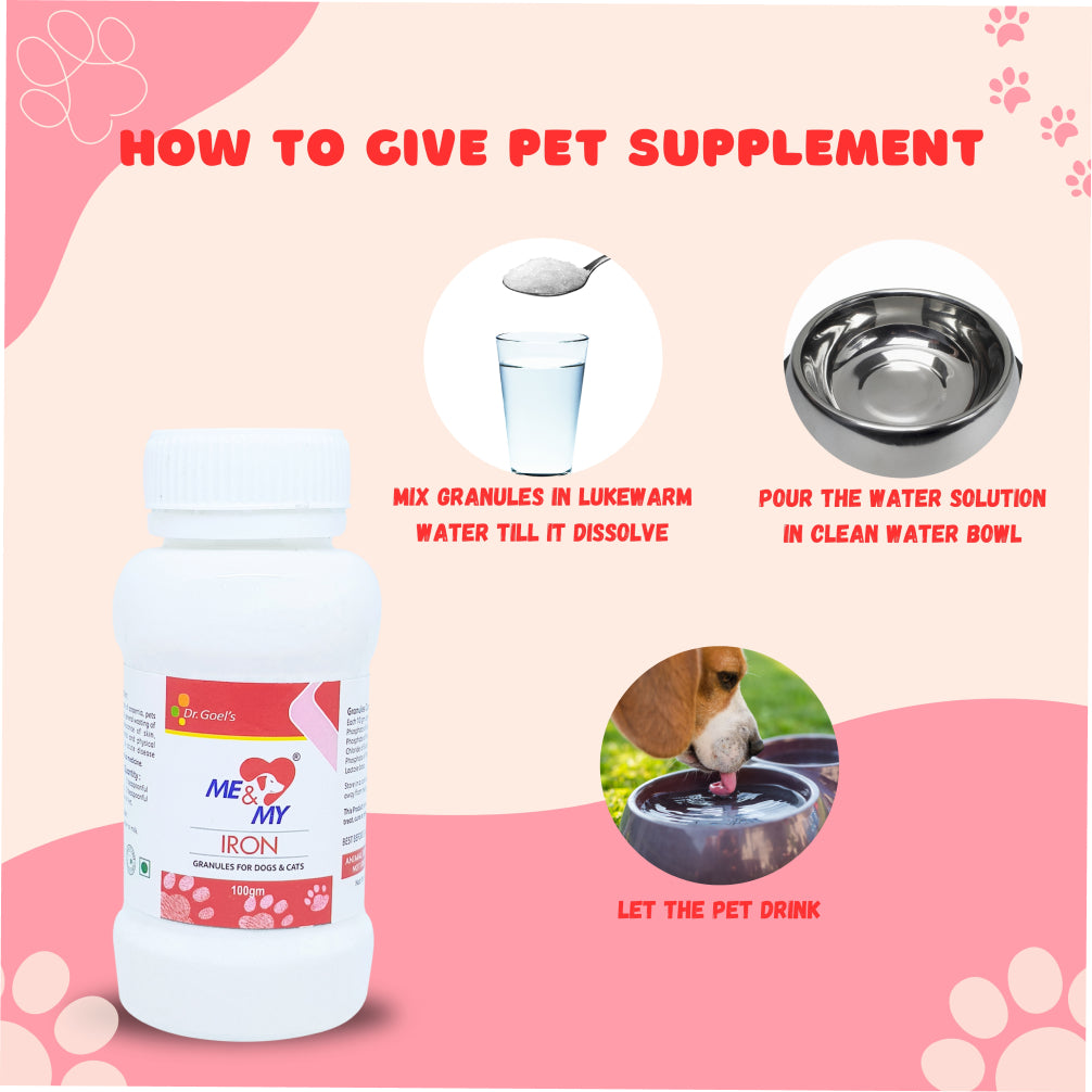 Dr Goel's Me & My Iron Supplements for Dogs and Cats image 3