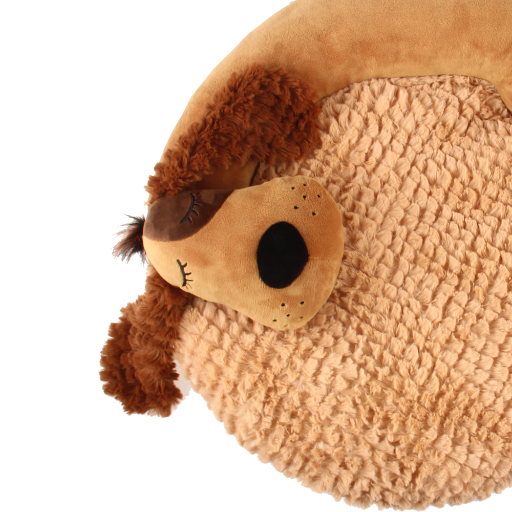 GiGwi Snoozy Friends 3D Shape Dog Sleepy Cushion for Cats and Dogs (Brown) image 4