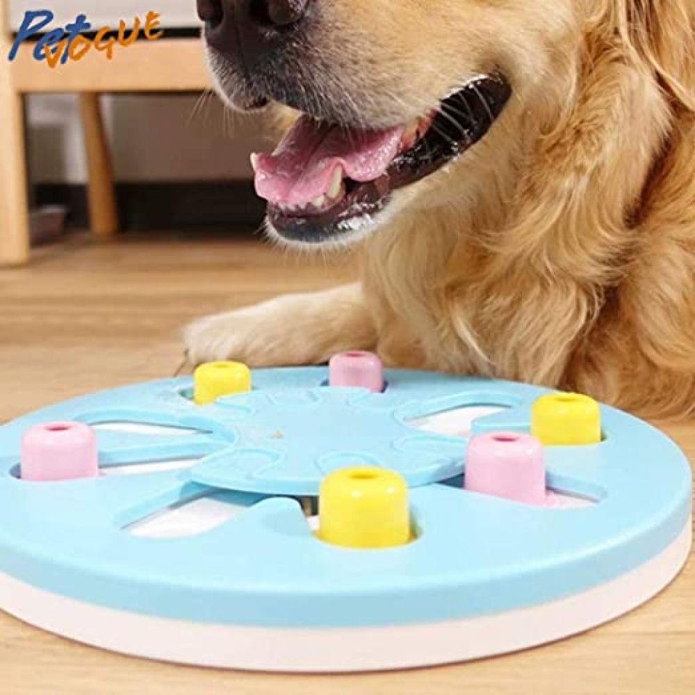 Pet Vogue Slow Feeder Puzzle Toy with Dispenser for Dogs and Cats (Blue) image 6