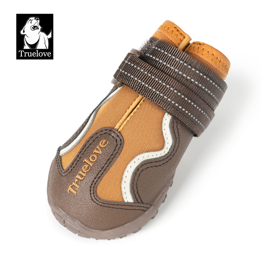 Truelove Reflective Waterproof and TPR Sole Shoes for Dogs (Pinecone/Glazed Ginger, Set of 4) image 7