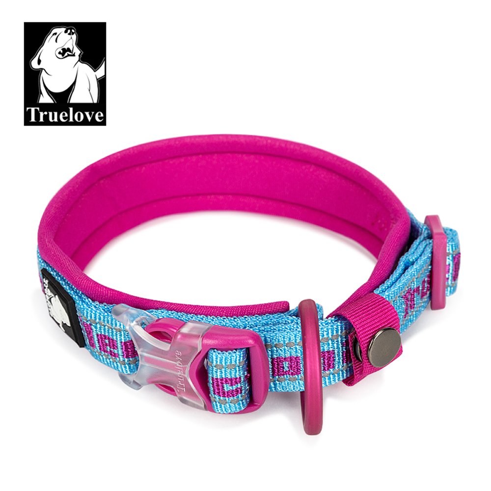 Truelove Neo Padded Collar for Dogs (Blue/Fuchsia)