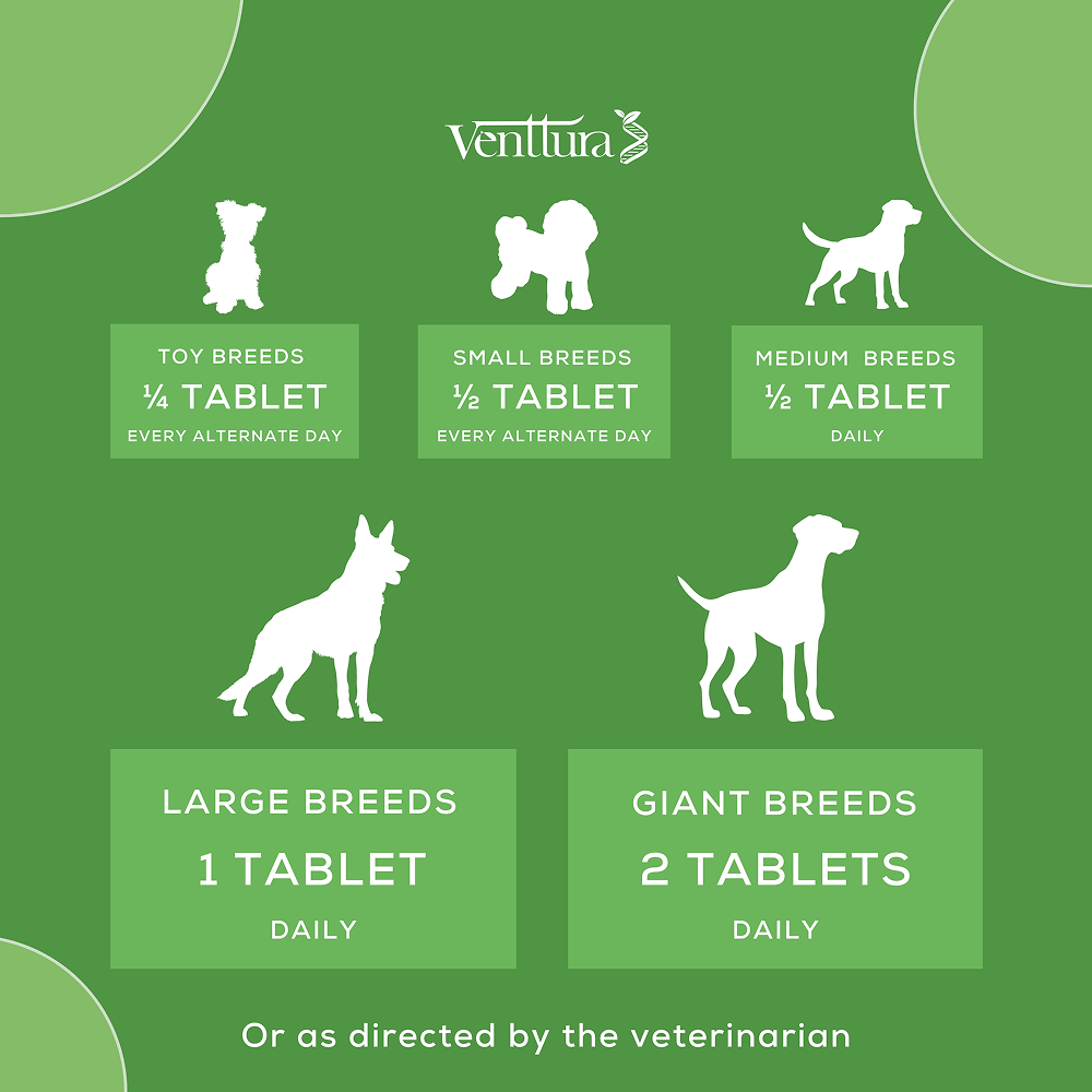 Venttura Calci Pro Plus Chewable Calcium Supplement Tablets for Dogs image 6