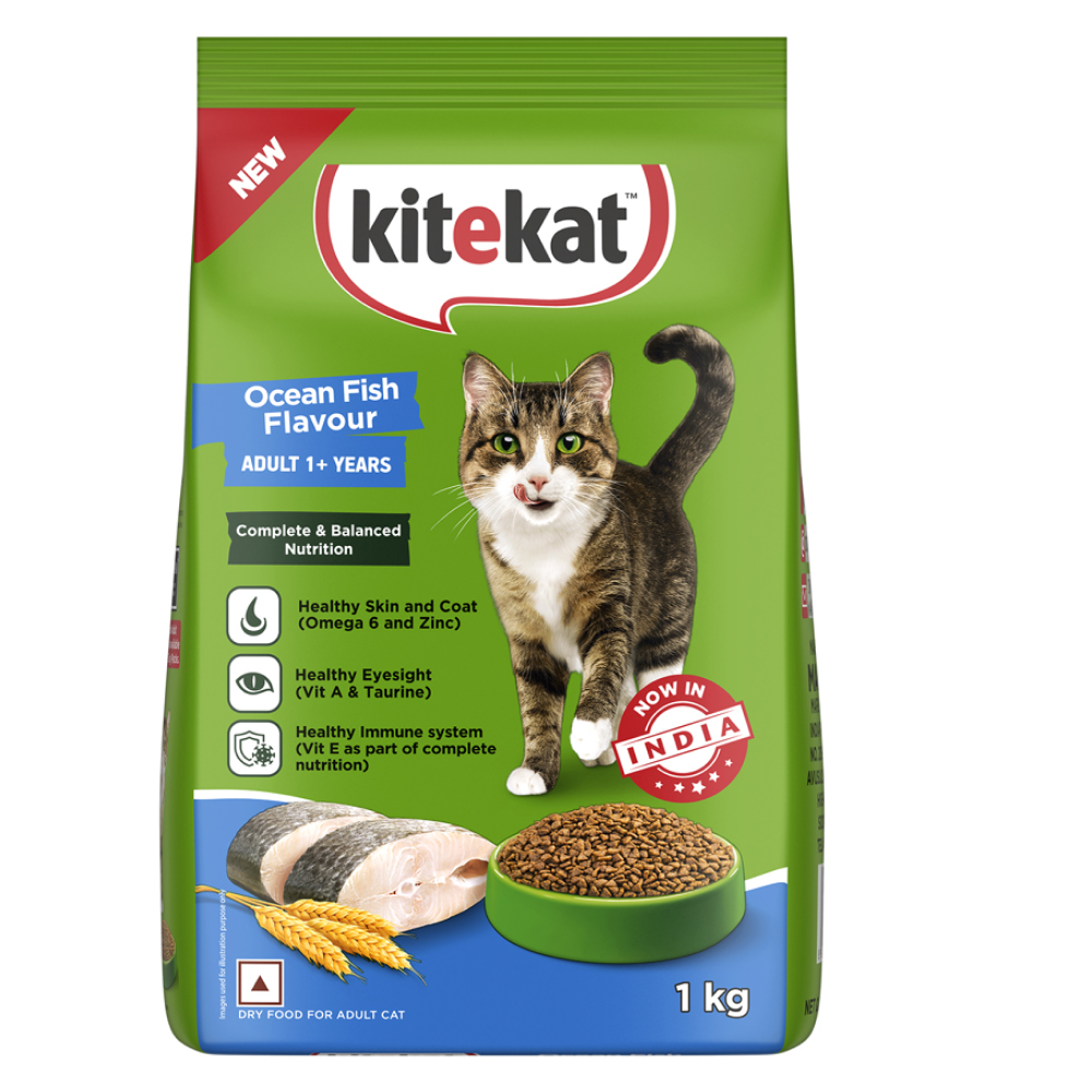 Kitekat Ocean Fish Adult Cat Dry Food image 4
