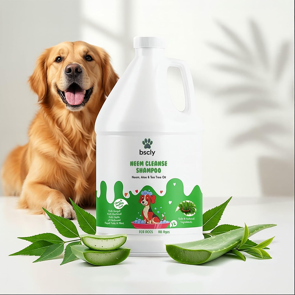 Bscly Neem Cleanse Herbal Shampoo for Cats & Dogs image 9