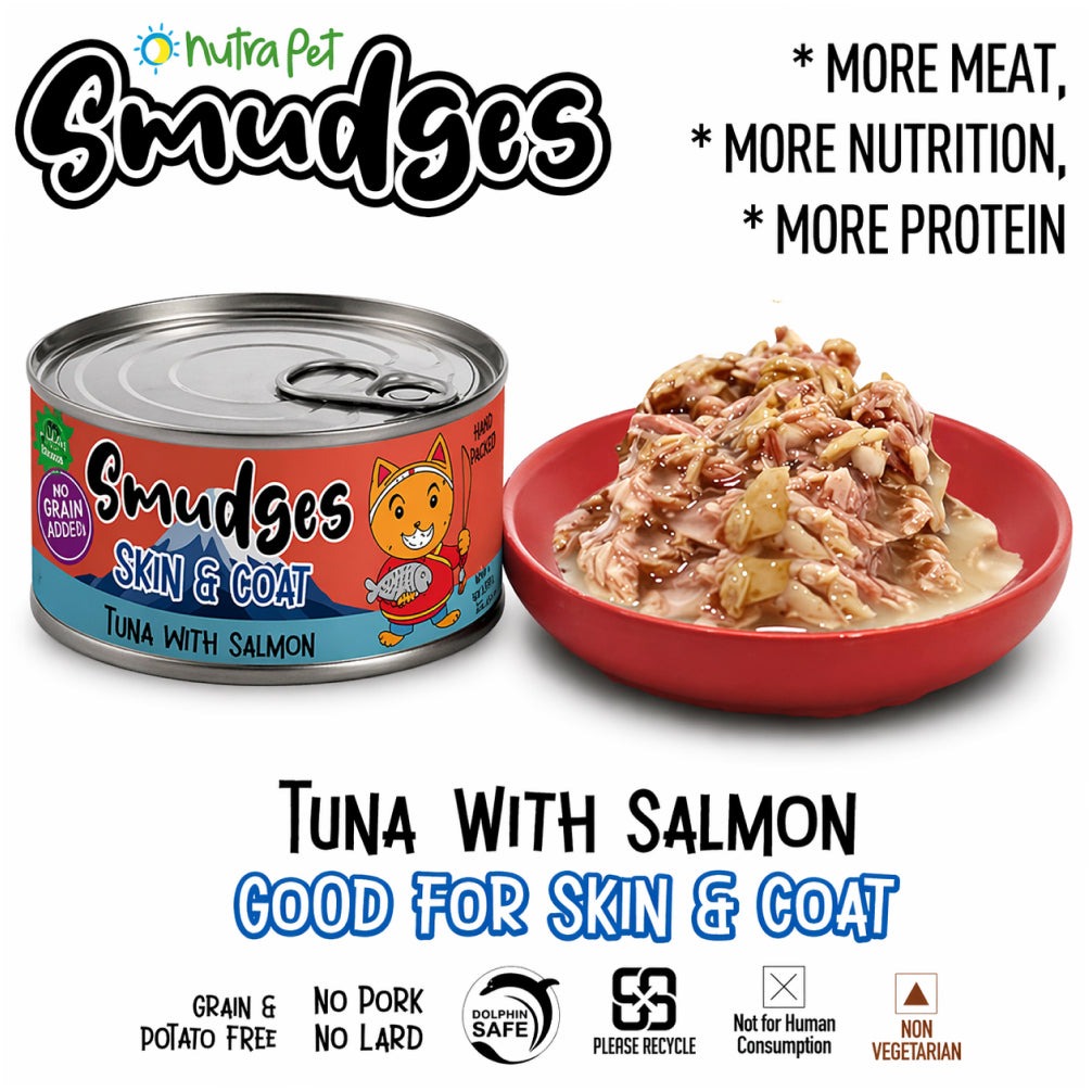 Smudges Tuna Flakes with Salmon in Soft Jelly Adult Cat Wet Food image 10