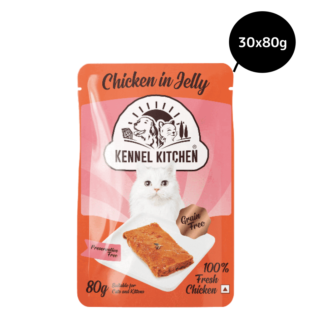 Kennel Kitchen Chicken in Jelly Kitten & Adult Wet Cat Food image 8
